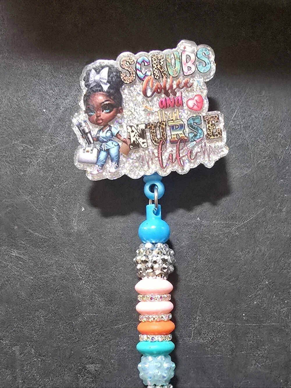 Nurse Life Badge Reel Pen